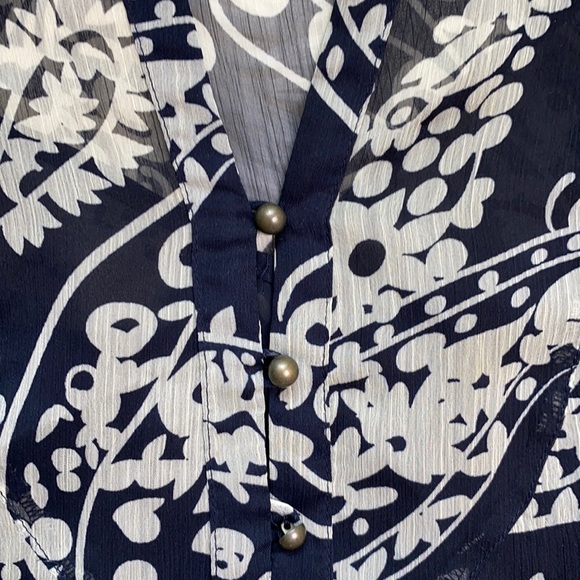 Banana Republic 2 Layer Cami Pattern Blouse - Picture 7 of 12